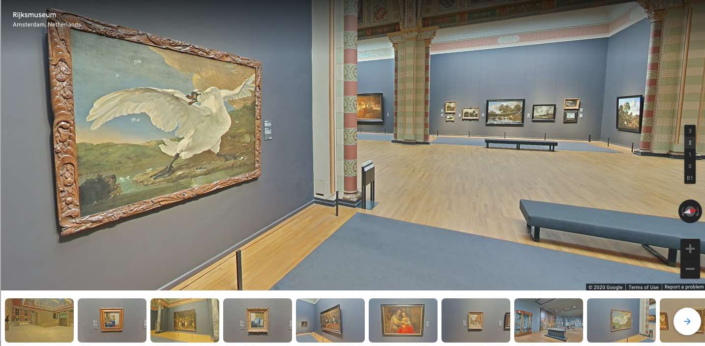 Rijksmuseum, one of the virtual museums