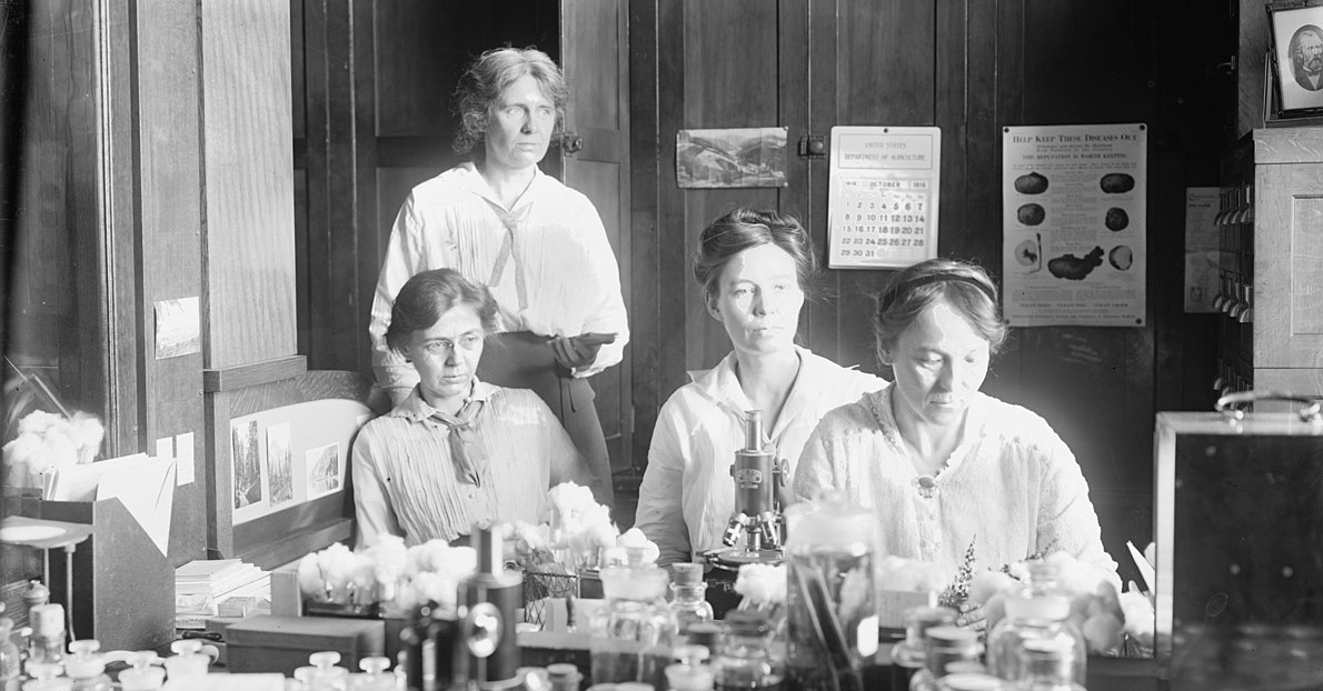 women scientists at work