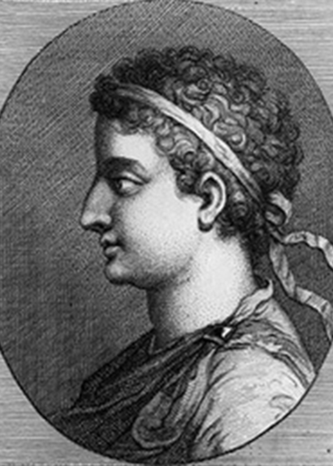 an illustration of Ptolemy XIV, another victim of famous poisonings in history