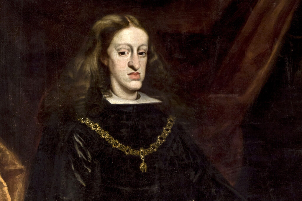 a portrait of Charles II also know as The Habsburg Jaw, 