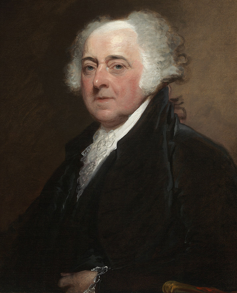 portrait of John Adams, one of the Founding Fathers