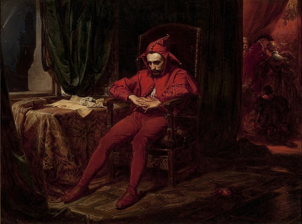 painting of a court jester