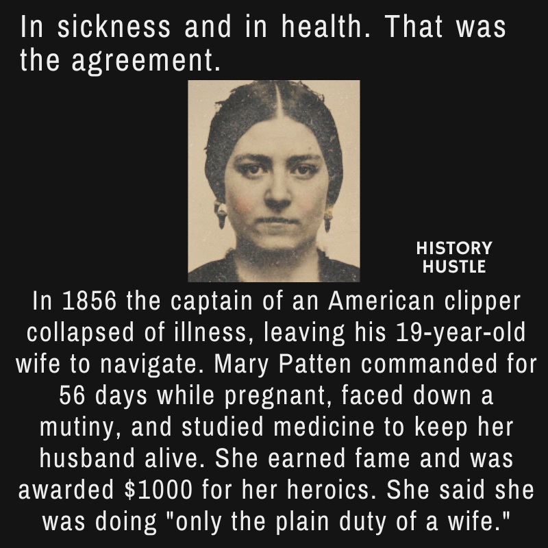 Mary Patten History Hustle fact