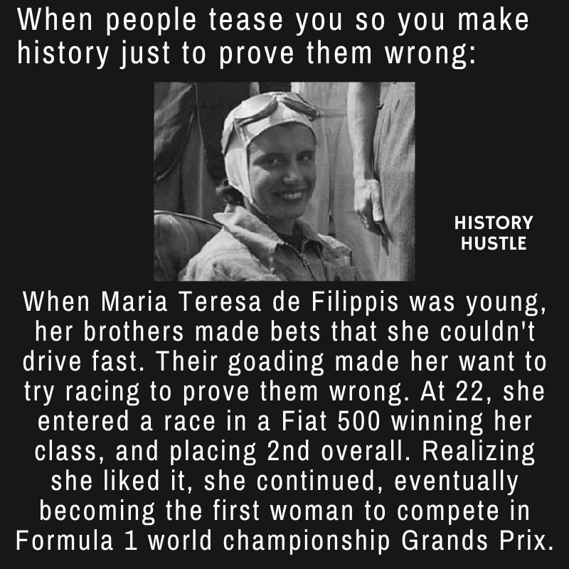 Maria Teresa de Filippis, historyhustle