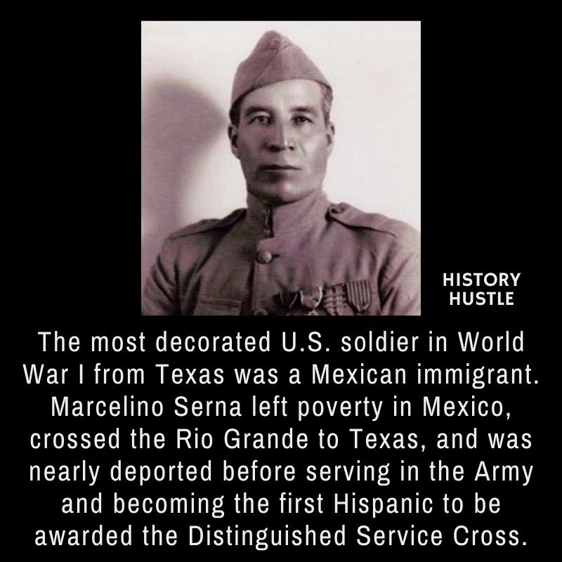 image of Marcelino Serna, with history facts, from History Hustle