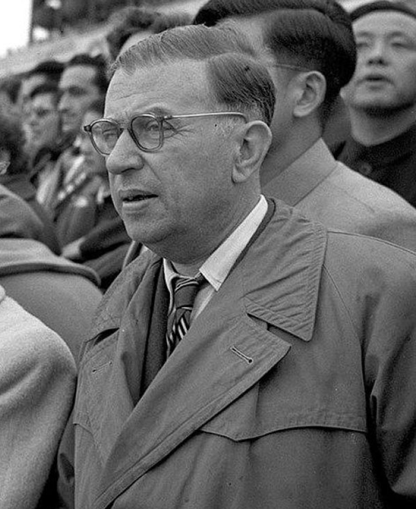 image of Jean-Paul Sartre, 1955