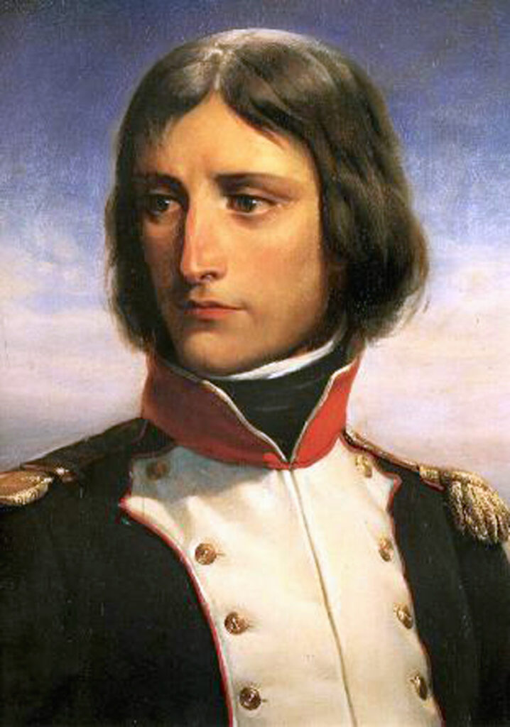 portrait of Napoleon Bonaparte at age 23