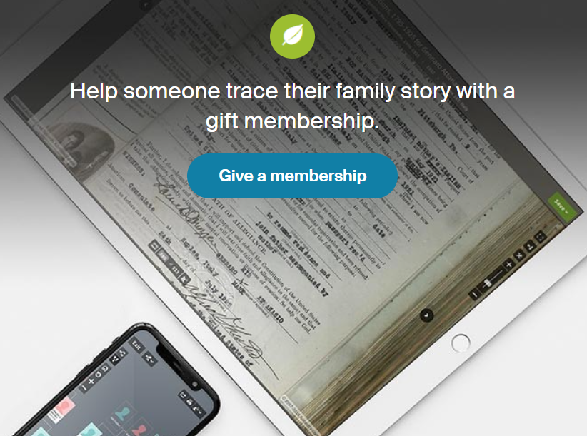 Ancestry subscription