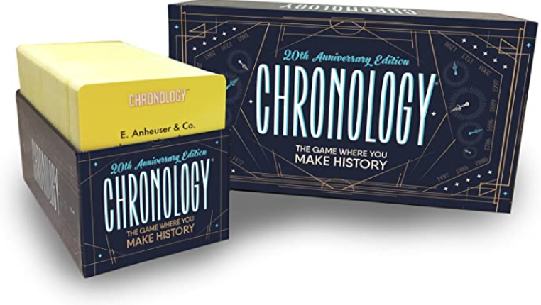 screenshot of Chronology, a board game, representing one of the best gifts for history buffs