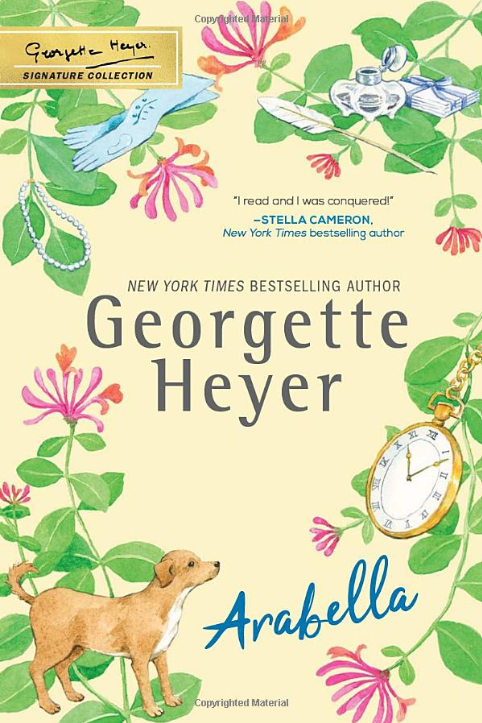 screenshot of book cover, Arabella by Georgette Heyer