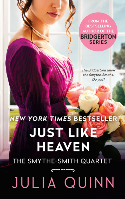 screenshot of book cover, Just Like Heaven by Julia Quinn