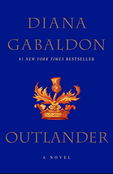 screenshot of book cover, Outlander by Diana Gabaldon