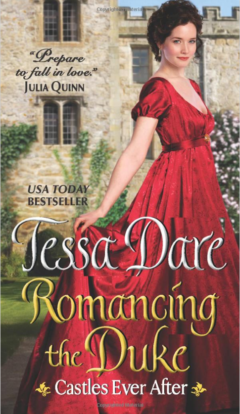 screenshot of book cover, Romancing the Duke Castles Ever After by Tessa Dare