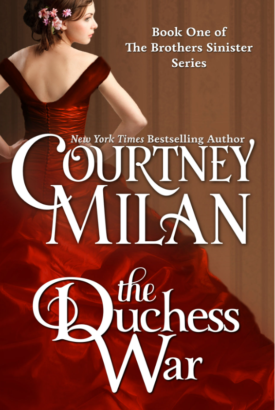 screenshot of book cover, The Duchess War by Courtney Milan